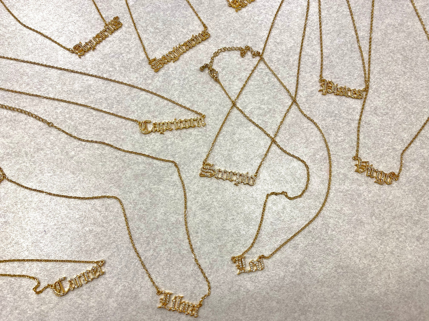 Star Studded Zodiac Necklace